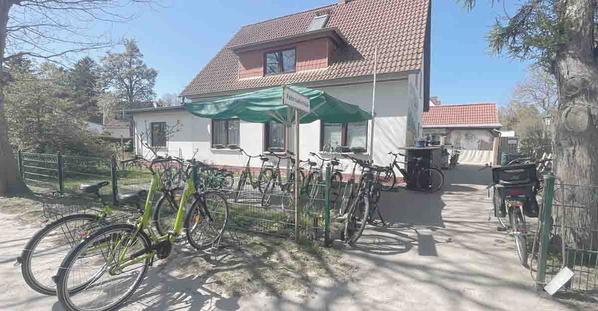 Hosenfigurs Fahrradverleih & Reparatur